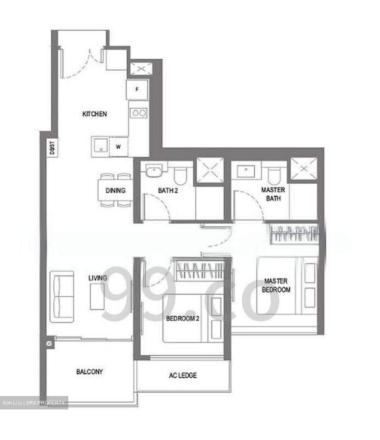 Twin Vew (D5), Apartment #610680131